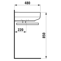 Раковина Laufen Form 8.1067.4.000.104.1