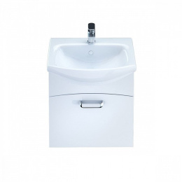 Тумба с раковиной Milardo Niagara 50 подвесная белая (NIA50W0M95K)