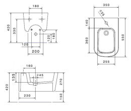 Фото Биде подвесное Galassia Meg11 (5412MT), цвет белый, матовый