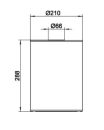 Корзина для мусора Keuco Plan 04989010037, хром, черный