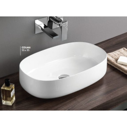 Раковина накладная 55 см ArtCeram Cognac (COL003 16 00) синий