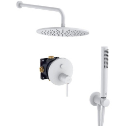 Душевая система Kludi Bozz 386585376 Белая матовая