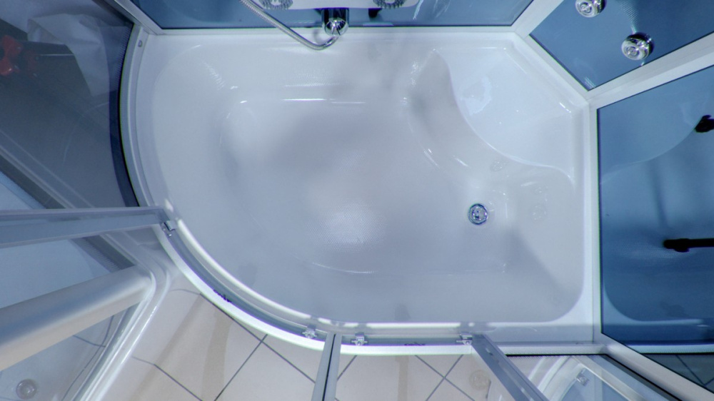 Фото Душевая кабина 110x85x220 Timo (T-1110 L) С гидромассажем, акрил, Поддон глубокий