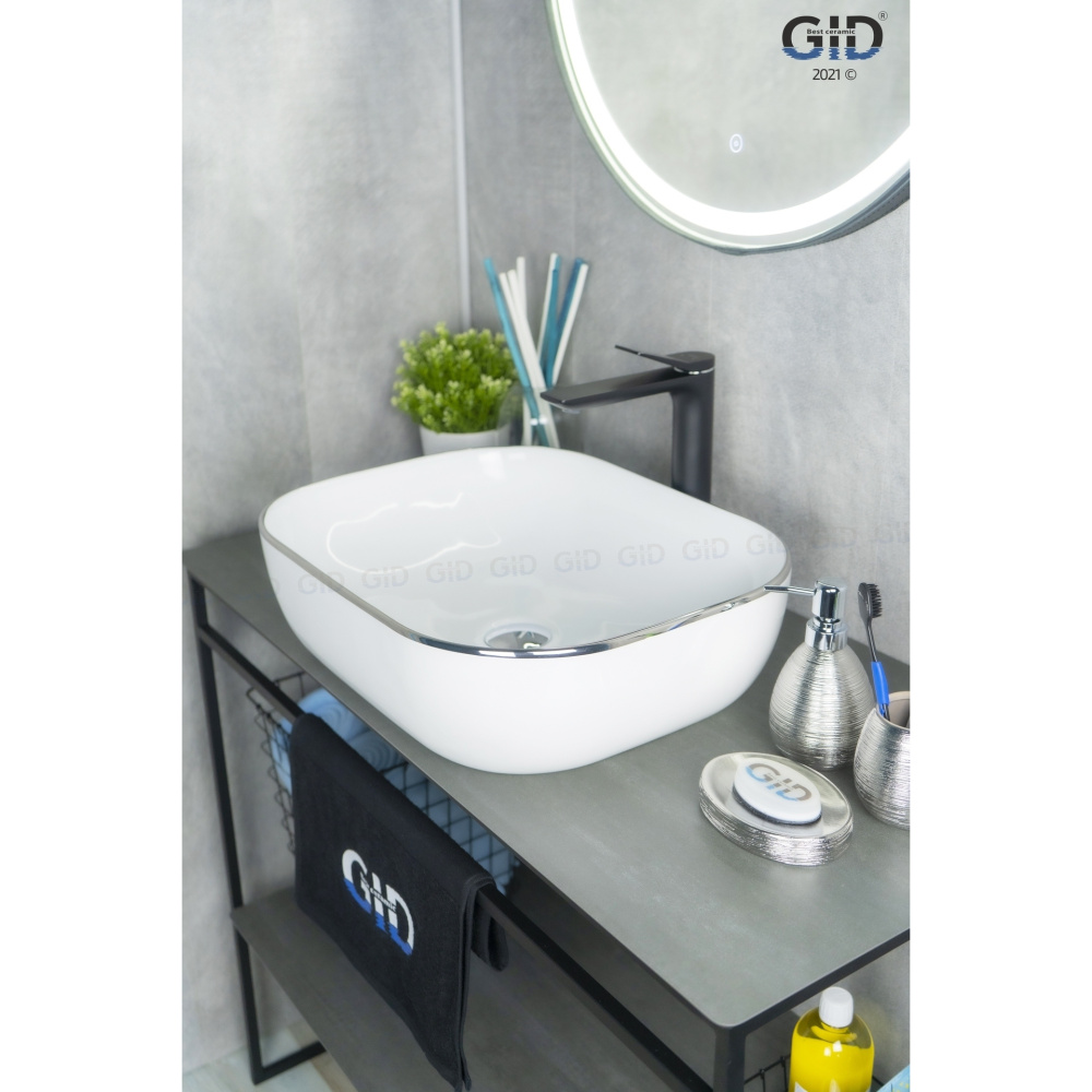 Раковина накладная Gid D1302h011