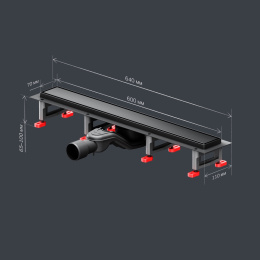 Фото Трап для душа Am.Pm MasterFlow (W01SC-U11-060-04BM) Черный