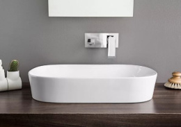 Раковина накладная 65 см ArtCeram Ghost (GHL002 14 00) красный