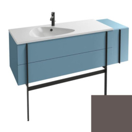 Фото Тумба под раковину Jacob Delafon Nouvelle Vague 145 см, EB3038-S32, темно-серый сатин