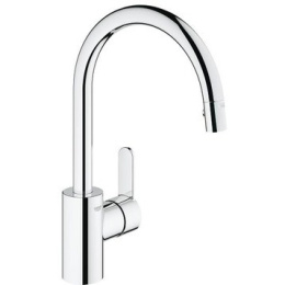 Фото Grohe Eurostyle Cosmopolitan 31482002 Смеситель для кухни, выдвижной излив