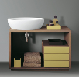 Раковина Simas Lft Spazio LFT 64 bi накладная без отверстия под смеситель, 63*33*17,5 см