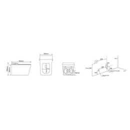 Фото Унитаз подвесной Grossman Smart GR-5701 (60х36х38) белый