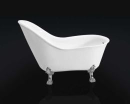 Фото Акриловая ванна 150x80 BelBagno (BB08-CRM), округлая