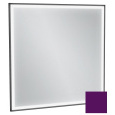 Зеркало Jacob Delafon Allure EB1435-S20, 80 х 80 см, с подсветкой, лакированная рама сливовый сатин