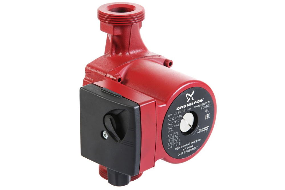 Насос циркуляционный Grundfos UPS 25-60 180