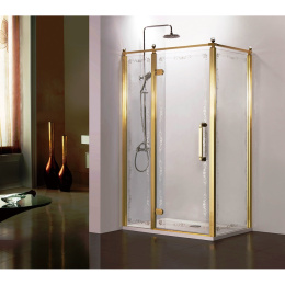 Душевое ограждение Azario ONTARIO (AZ-NBB1231-L 900 GOLD)