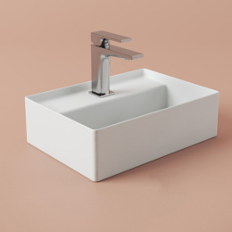 Раковина накладная 38 см ArtCeram Scalino (SCL005 01 00) белый