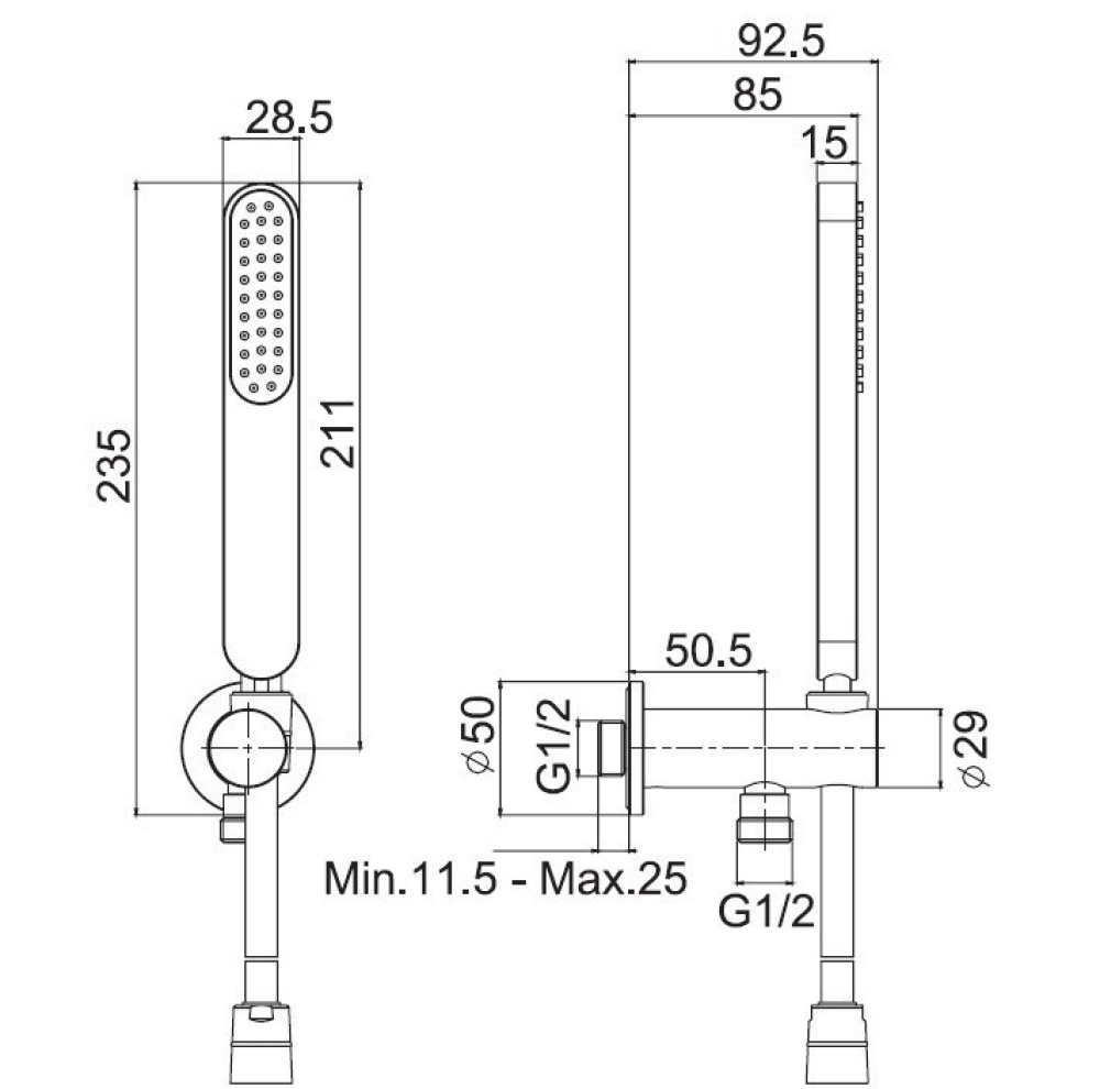 Душевой гарнитур Fima Carlo Frattini (F2287/2CR) хром