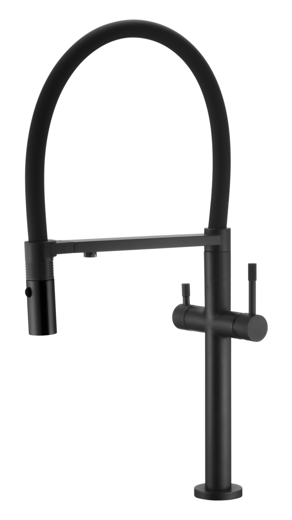 Фото Смеситель для кухни Boheme Uno (115-B) черный