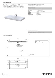 Фото Раковина накладная Toto SG LW172YBT1***