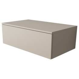 Velvex UNIQUE UNIT tpUNI.80.H27.Y-215 Тумба подвесная выс. 27, выдв. ящик, бежевый шёлк