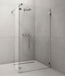 Душевая стенка Radaway Euphoria W3 Walk-in 120 фурнитура Хром стекло прозрачное 383134-01-01