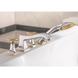 Смеситель на борт ванны на 4 отверстия 31449000 Hansgrohe Metropol Classic (хром)