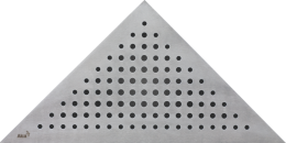 Фото Решетка водосточная треугольная AlcaPlast Triton