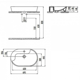 CREAVIT Раковина TP172.00010 ЗОЛОТО TP172-00CB00E-AK00 (TP172.00010)