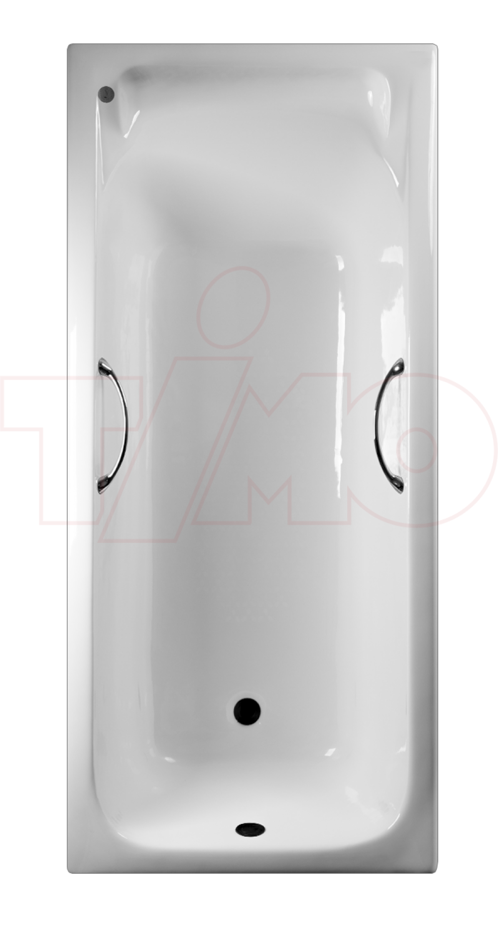 Фото ВАННА чугунная TIMO TARMO - 180x80x45 с ручками