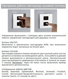 Верхний душ Gessi Colour Quadro (32943#238) сталь полированная