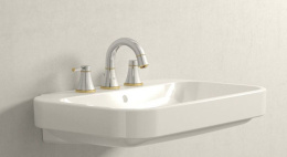 20417000 Grohe Grandera Смеситель для раковины на 3 отверстия, низкий излив