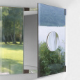 Agape Spai ASPE035S Круглое зеркало d17.5 см, цвет: металл