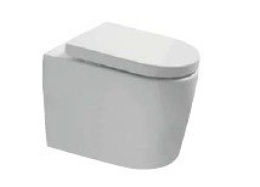 Cielo Smile SMVAS + MABX Унитаз напольный-пристенный в комплекте с керамической полкой (белый)