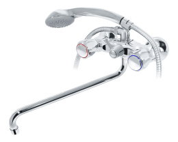 Фото Смеситель для ванны/раковины Парма S-образный излив 300мм Варион 2022182