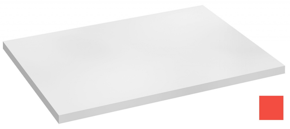 Фото Столешница без выреза под раковину Jacob Delafon Odeon Rive Gauche 70 см, EB2591-G1J, цвет алый глян