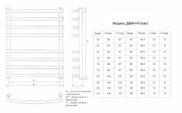 Полотенцесушитель Двин R braid 80/60 1"-3/4"-1/2" Универсальный К3, Золотой хром (4627166742757)