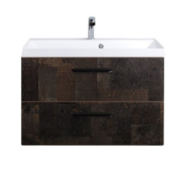 Фото Тумба под раковину BelBagno Aurora AURORA-800-2C-SO-MET подвесная (2 ящ.)