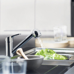 Фото Смеситель для кухни Paini Creta 42CR568LMKM хром