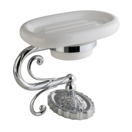 Фото Migliore Edera 16920 Мыльница настольная, керамика хром