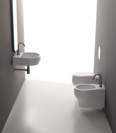 Фото Kerasan K09 452501 Биде подвесное