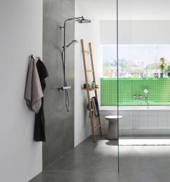 Комплект смесителя для раковины Hansgrohe Logis (71070000/27267000) хром
