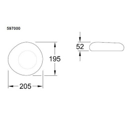 Villeroy&Boch Pure Stone 59700001 Мыльница (белый альпийский)