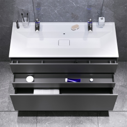 Фото База под раковину Am.Pm Inspire 2.0 (M50AFHX1203GM) графит матовый