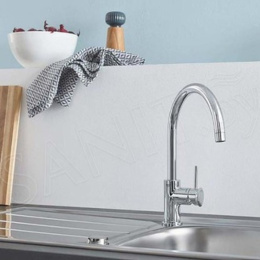 Фото Grohe BauClassic 31535001 Смеситель для кухни однорычажный