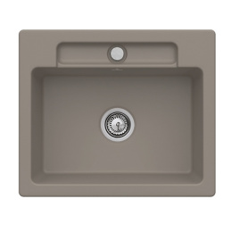 Фото Villeroy & Boch SILUET 60 S 334601TR Кухонная мойка 600 x 220 x 510 мм (цвет коричневый древесный)