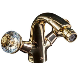 Фото Смеситель для биде Boheme Flora (296-FL) золото