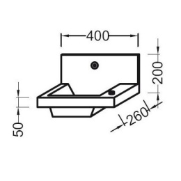 Раковина Jacob Delafon Pop Laminar EB406-00