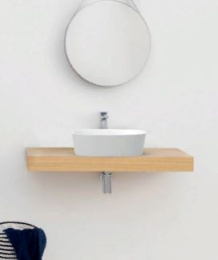 Раковина накладная 42 см ArtCeram Ghost (GHL001 16 00) синий