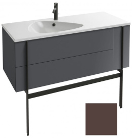 Тумба под раковину Jacob Delafon Nouvelle Vague 120 EB3036-N23, 3 ящика, цвет - ледяной коричневый г