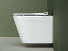 Фото Подвесной унитаз Ceramica Nova HIGHLIGHT CN1804 с сиденьем