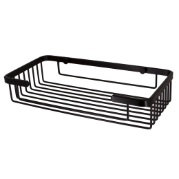 WasserKRAFT  K-722BLACK Полка металлическая прямая